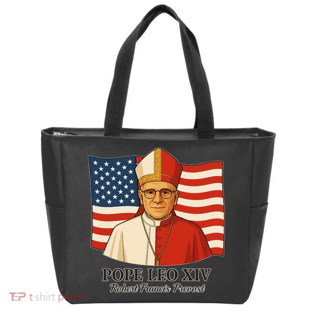American Pope Leo XIV May 8th 2025 Robert Francis Prevost Zip Tote Bag