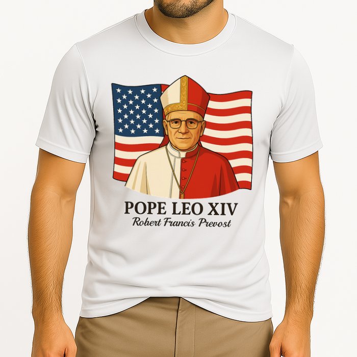 American Pope Leo XIV May 8th 2025 Robert Francis Prevost Performance Shirt