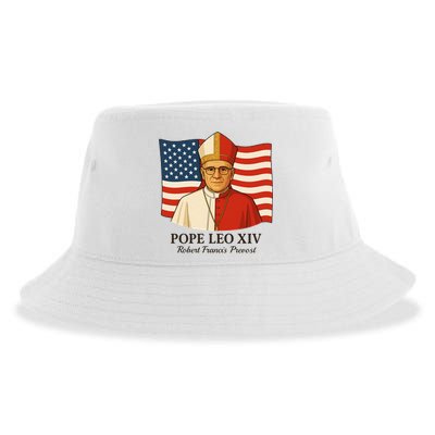 American Pope Leo XIV May 8th 2025 Robert Francis Prevost Sustainable Bucket Hat