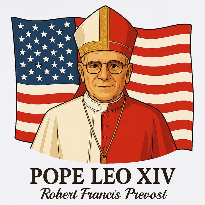 American Pope Leo XIV May 8th 2025 Robert Francis Prevost Sustainable Bucket Hat