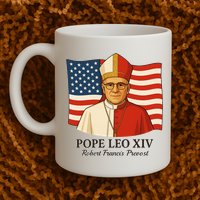 American Pope Leo XIV May 8th 2025 Robert Francis Prevost Mug