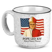 American Pope Leo XIV May 8th 2025 Robert Francis Prevost 15oz Campfire Ceramic Mug