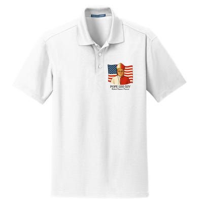 American Pope Leo XIV May 8th 2025 Robert Francis Prevost Dry Zone Grid Polo