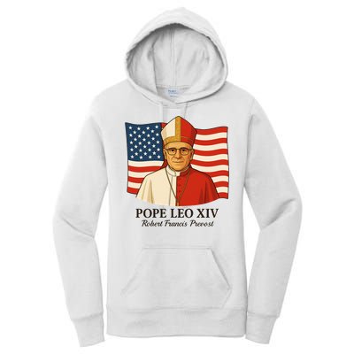 American Pope Leo XIV May 8th 2025 Robert Francis Prevost Women's Pullover Hoodie