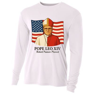 American Pope Leo XIV May 8th 2025 Robert Francis Prevost Cooling Performance Long Sleeve Crew