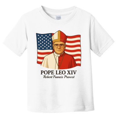 American Pope Leo XIV May 8th 2025 Robert Francis Prevost Toddler T-Shirt
