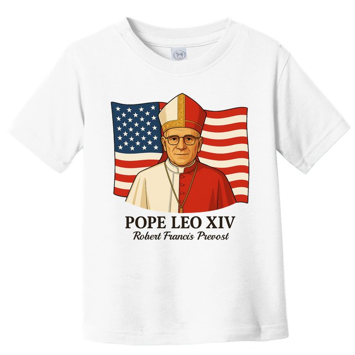 American Pope Leo XIV May 8th 2025 Robert Francis Prevost Toddler T-Shirt