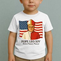 American Pope Leo XIV May 8th 2025 Robert Francis Prevost Toddler T-Shirt