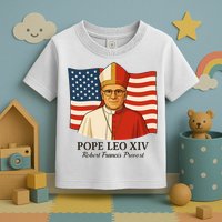 American Pope Leo XIV May 8th 2025 Robert Francis Prevost Toddler T-Shirt