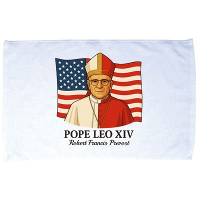American Pope Leo XIV May 8th 2025 Robert Francis Prevost Microfiber Hand Towel