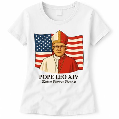 American Pope Leo XIV May 8th 2025 Robert Francis Prevost Womens T-Shirt