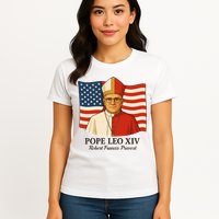 American Pope Leo XIV May 8th 2025 Robert Francis Prevost Womens T-Shirt