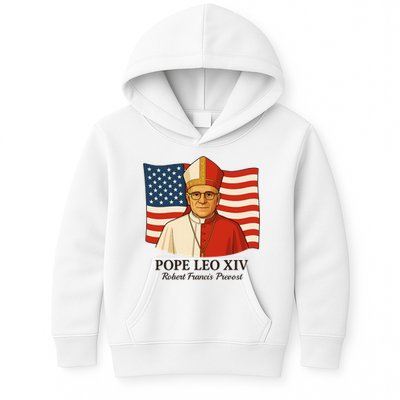American Pope Leo XIV May 8th 2025 Robert Francis Prevost Kids Hoodie