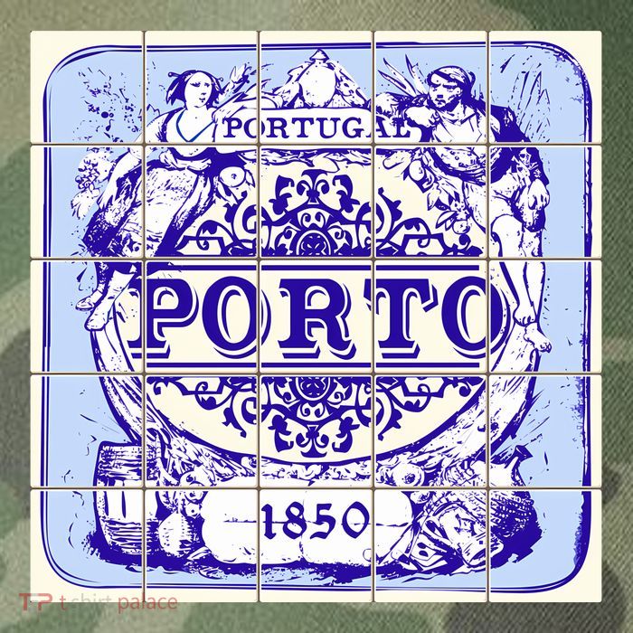 Azulejo Porto Lisbon Azulejos Lisboa Legacy Tie Dye Trucker Hat