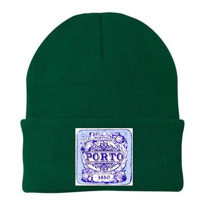 Azulejo Porto Lisbon Azulejos Lisboa Knit Cap Winter Beanie