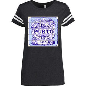 Azulejo Porto Lisbon Azulejos Lisboa Enza Ladies Jersey Football T-Shirt