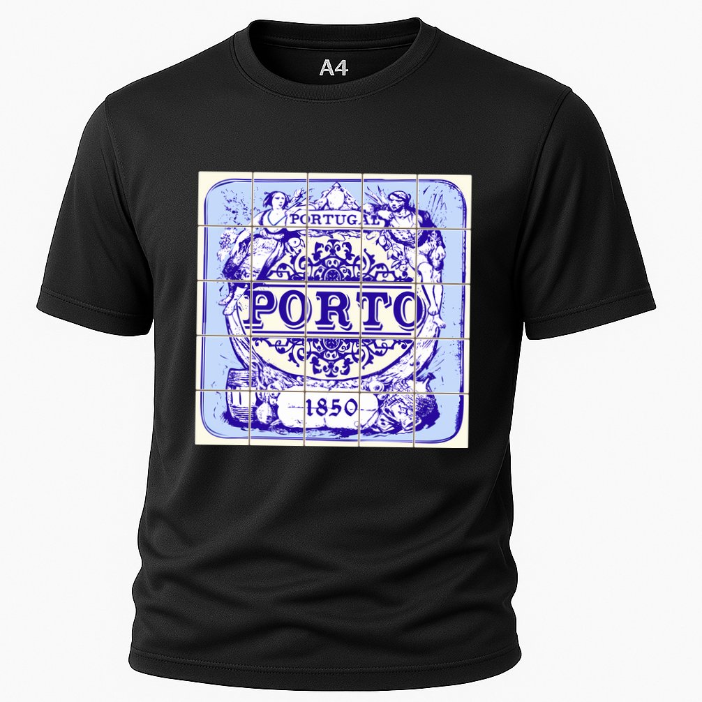 Azulejo Porto Lisbon Azulejos Lisboa Performance Shirt