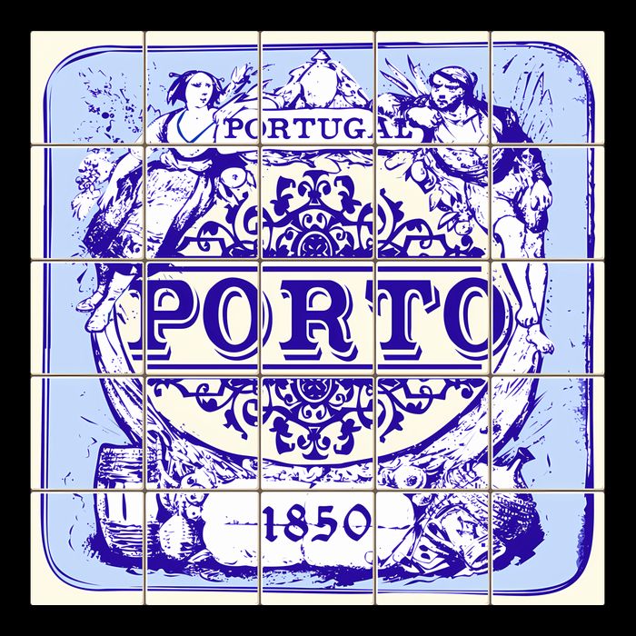 Azulejo Porto Lisbon Azulejos Lisboa Button