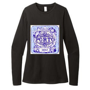 Azulejo Porto Lisbon Azulejos Lisboa Womens CVC Long Sleeve Shirt