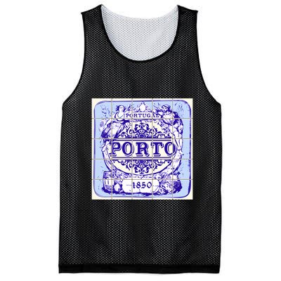 Azulejo Porto Lisbon Azulejos Lisboa Mesh Reversible Basketball Jersey Tank