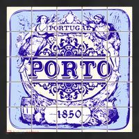 Azulejo Porto Lisbon Azulejos Lisboa 25L Jumbo Tote