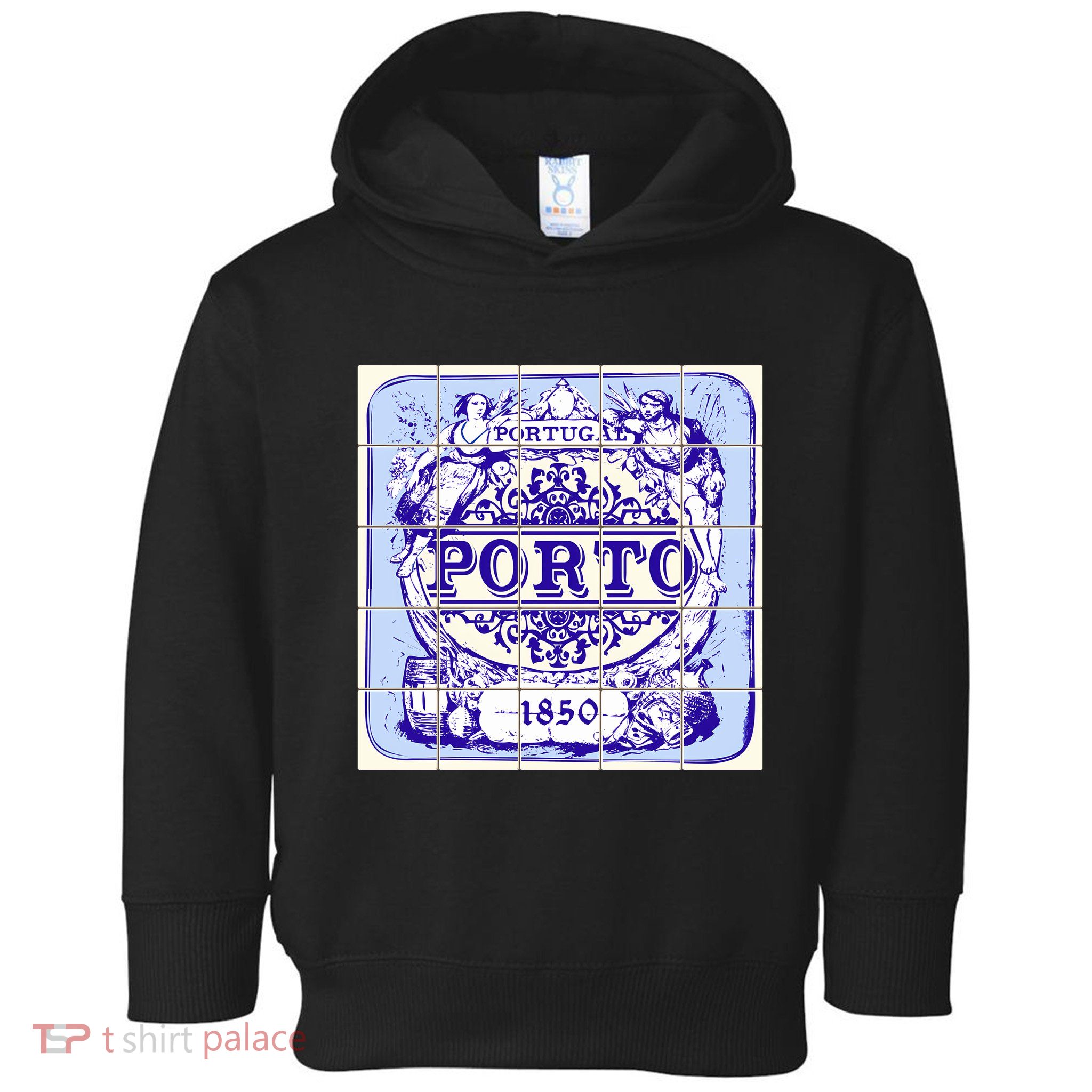 Azulejo Porto Lisbon Azulejos Lisboa Toddler Hoodie