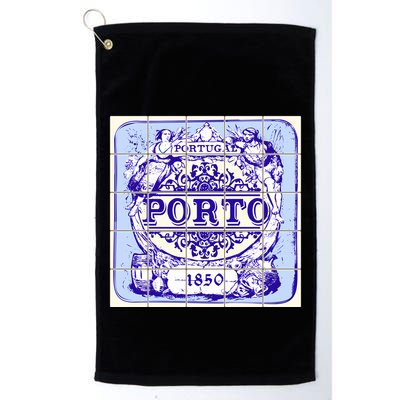 Azulejo Porto Lisbon Azulejos Lisboa Golf Towel
