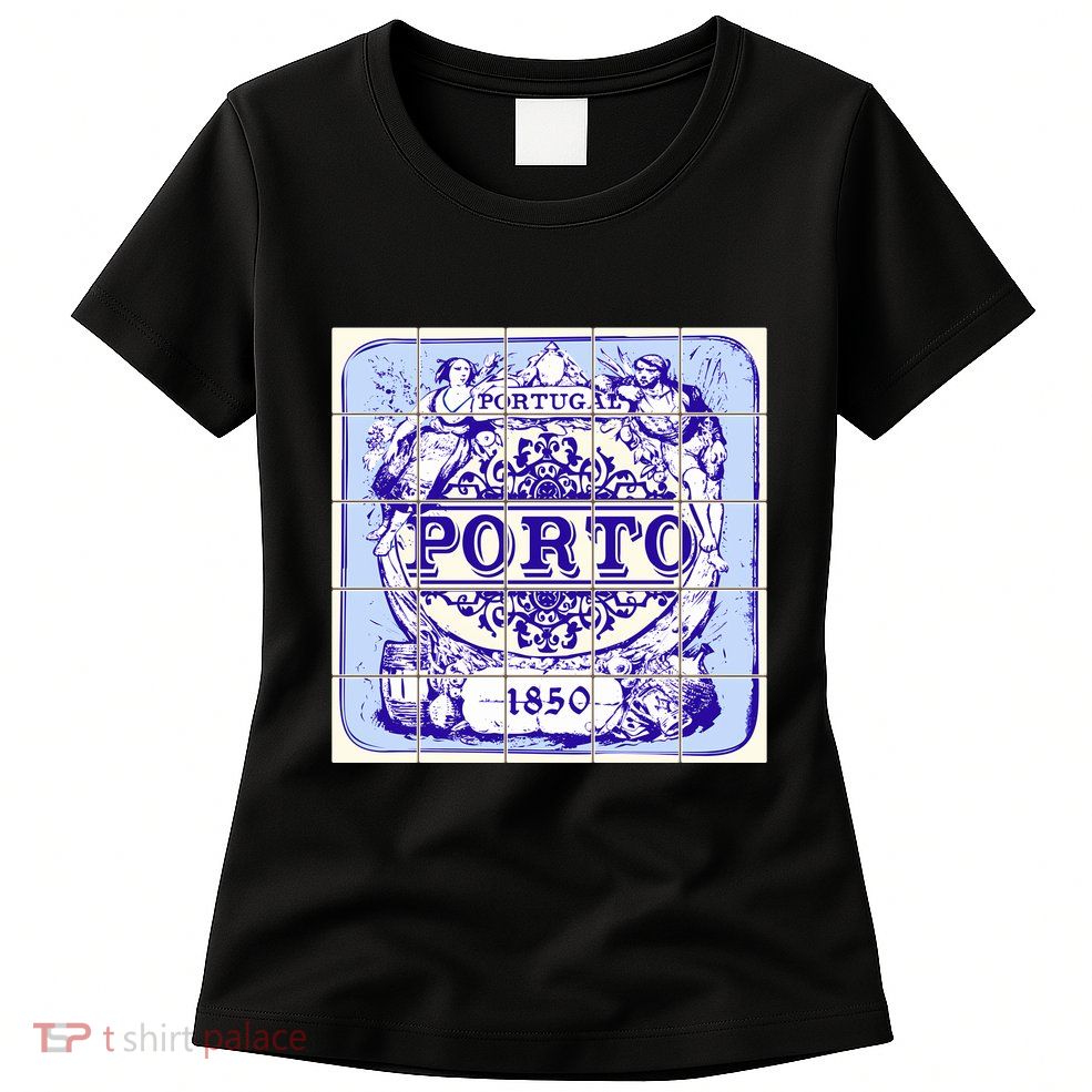 Azulejo Porto Lisbon Azulejos Lisboa Womens T-Shirt