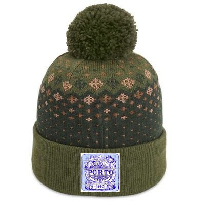 Azulejo Porto Lisbon Azulejos Lisboa The Baniff Cuffed Pom Beanie