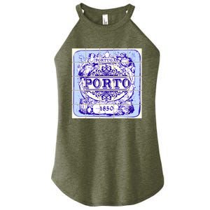 Azulejo Porto Lisbon Azulejos Lisboa Women's Perfect Tri Rocker Tank