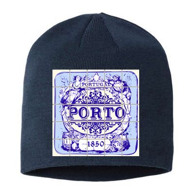 Azulejo Porto Lisbon Azulejos Lisboa Sustainable Beanie