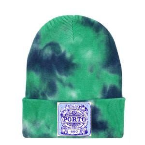 Azulejo Porto Lisbon Azulejos Lisboa Tie Dye 12in Knit Beanie