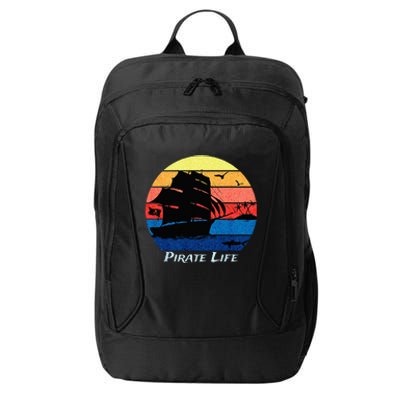 Arrgh Pirate Life Pirate Ship And Jolly Roger Flag Pirate City Backpack