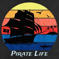 Arrgh Pirate Life Pirate Ship And Jolly Roger Flag Pirate Tumbler