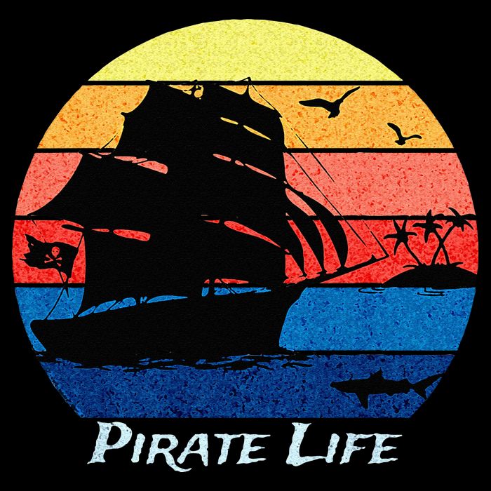 Arrgh Pirate Life Pirate Ship And Jolly Roger Flag Pirate Wool Snapback Cap