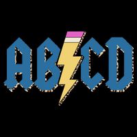 ABCD Pencil Lightning Rockn Roll Teacher Back To School 16 in Basic Backpack