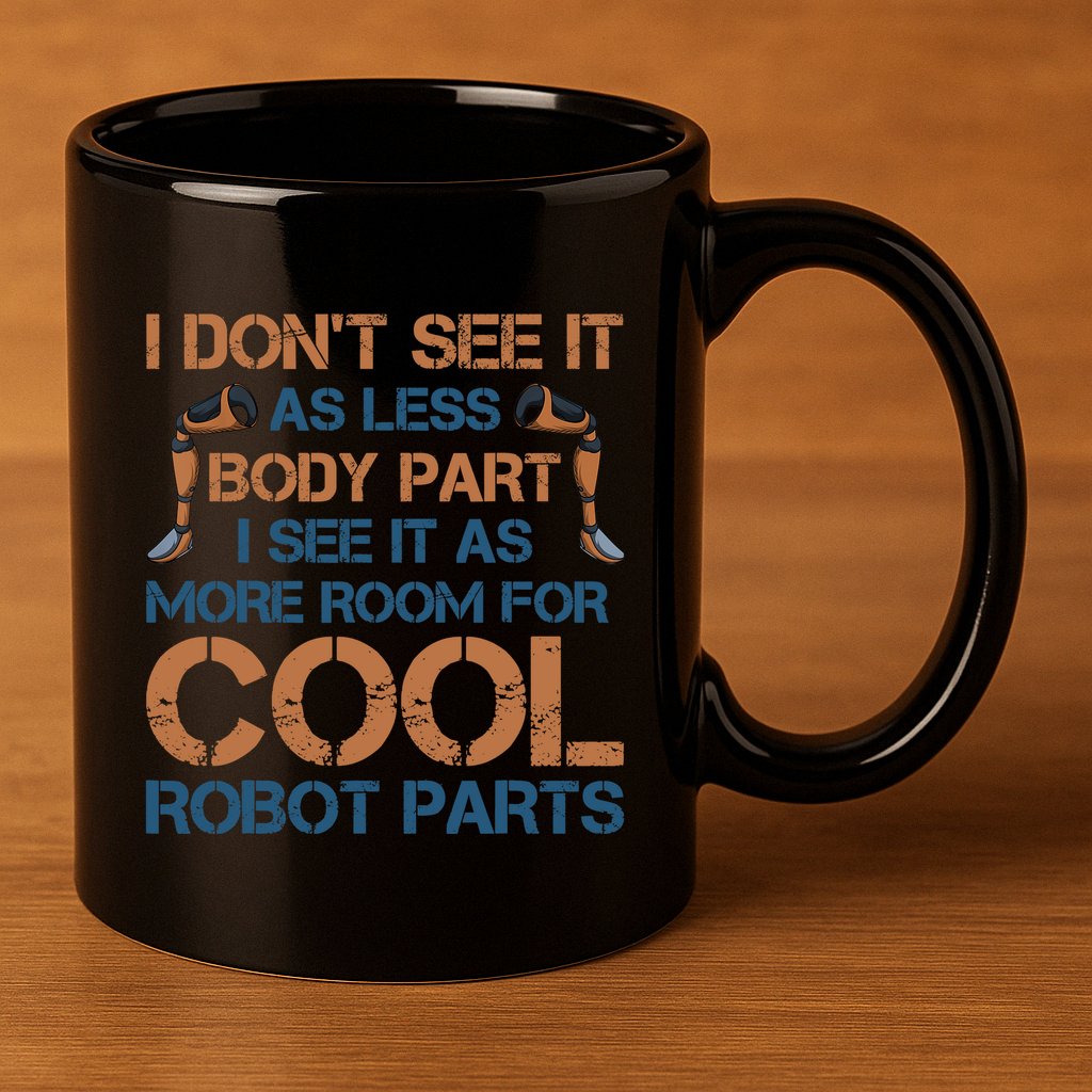 Amputation Prosthetic Leg Survivor Amputate Surgery Amputee 11oz C Handle Ceramic Mug