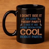 Amputation Prosthetic Leg Survivor Amputate Surgery Amputee 11oz C Handle Ceramic Mug