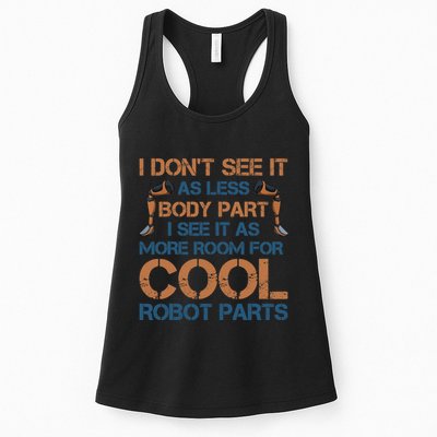 Amputation Prosthetic Leg Survivor Amputate Surgery Amputee Womens Tank Top