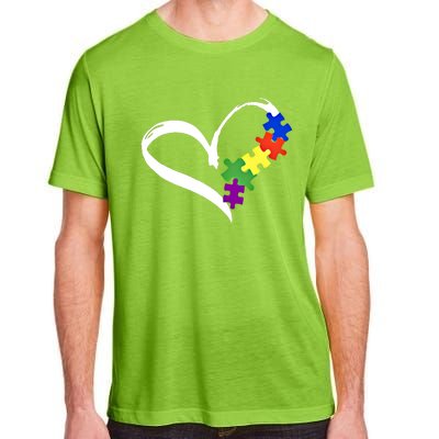 Autism Puzzle Love Autism Awareness Graphic Funny Gift Adult ChromaSoft Performance T-Shirt