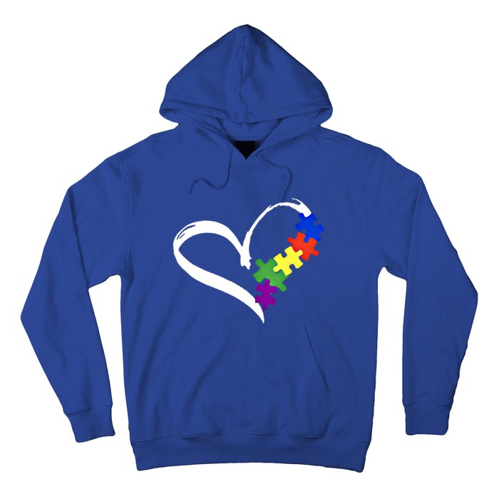 Autism Puzzle Love Autism Awareness Graphic Funny Gift Hoodie