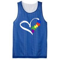 Autism Puzzle Love Autism Awareness Graphic Funny Gift Mesh Reversible Basketball Jersey Tank