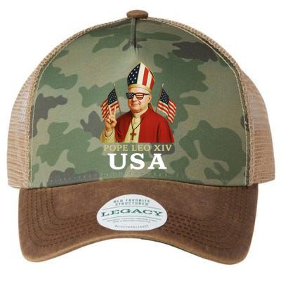 American Pope Leo XIV USA Legacy Tie Dye Trucker Hat