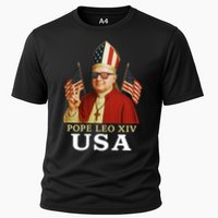 American Pope Leo XIV USA Cooling Performance Crew T-Shirt