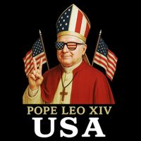 American Pope Leo XIV USA Cooling Performance Crew T-Shirt