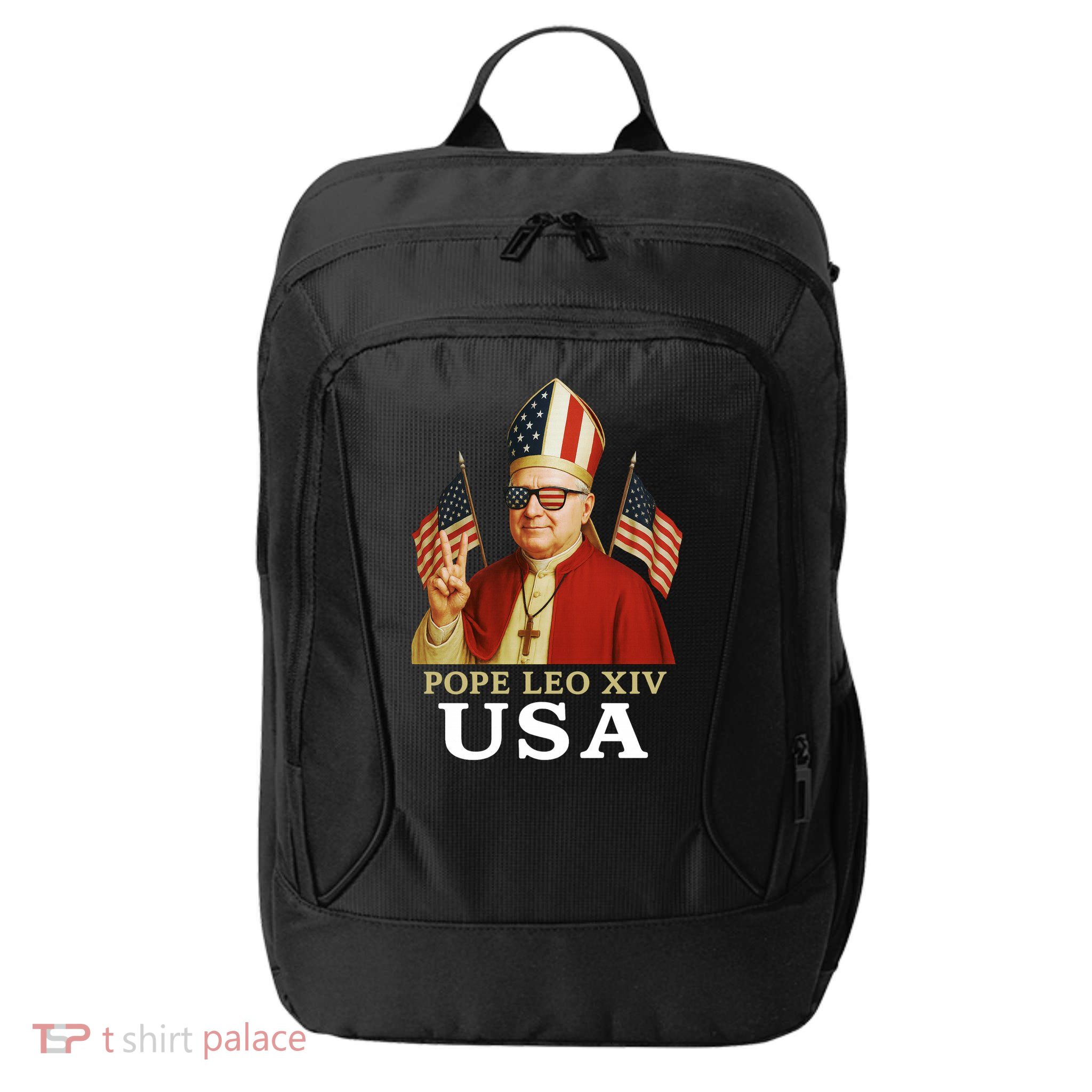 American Pope Leo XIV USA City Backpack