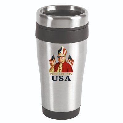 American Pope Leo XIV USA 16oz Travel Tumbler