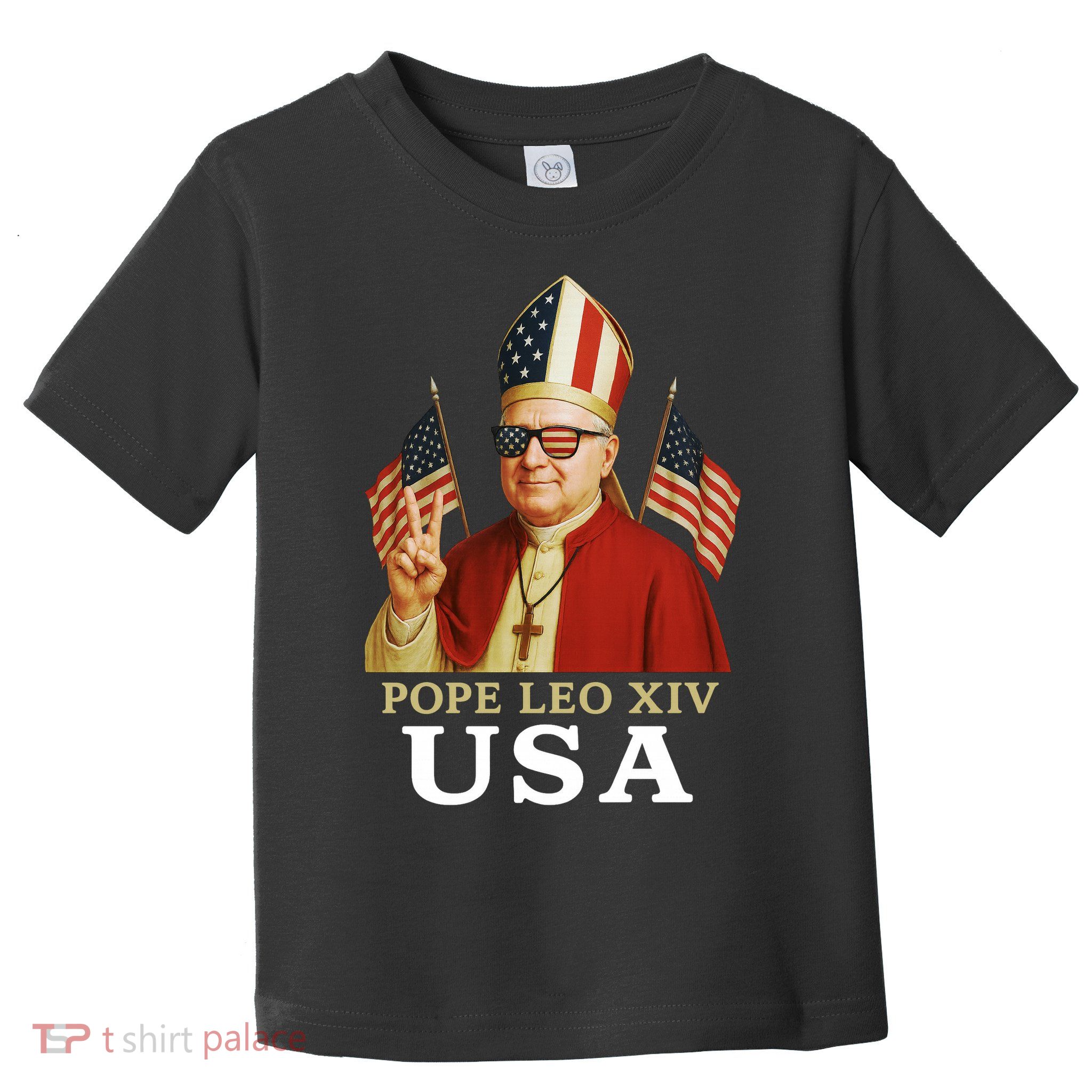 American Pope Leo XIV USA Toddler T-Shirt