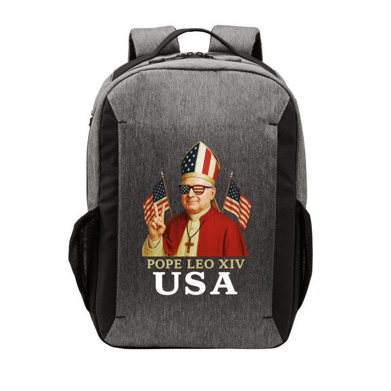 American Pope Leo XIV USA Vector Backpack