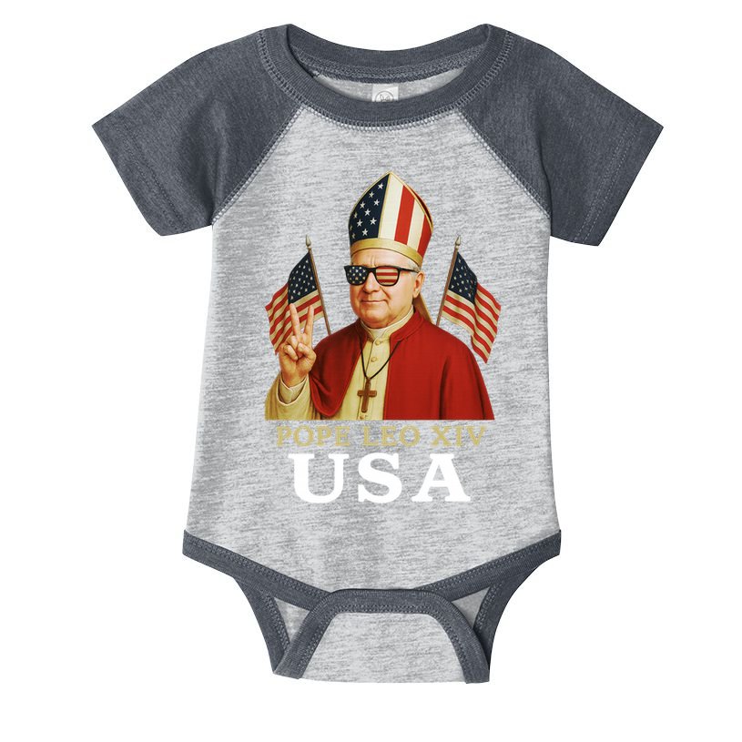 American Pope Leo XIV USA Infant Baby Jersey Bodysuit